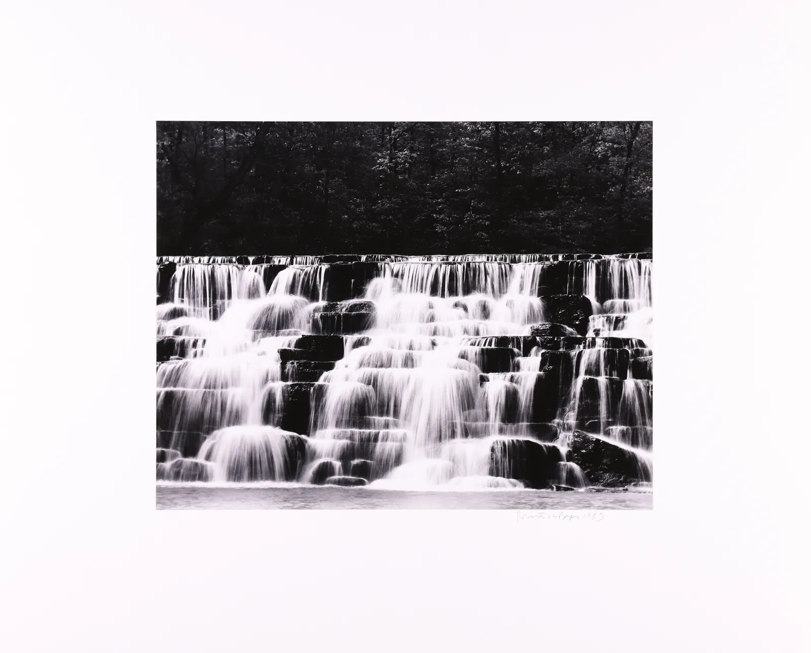 Robert K. Byers, Falls at Devils Den State Park, Arkansas, 1983