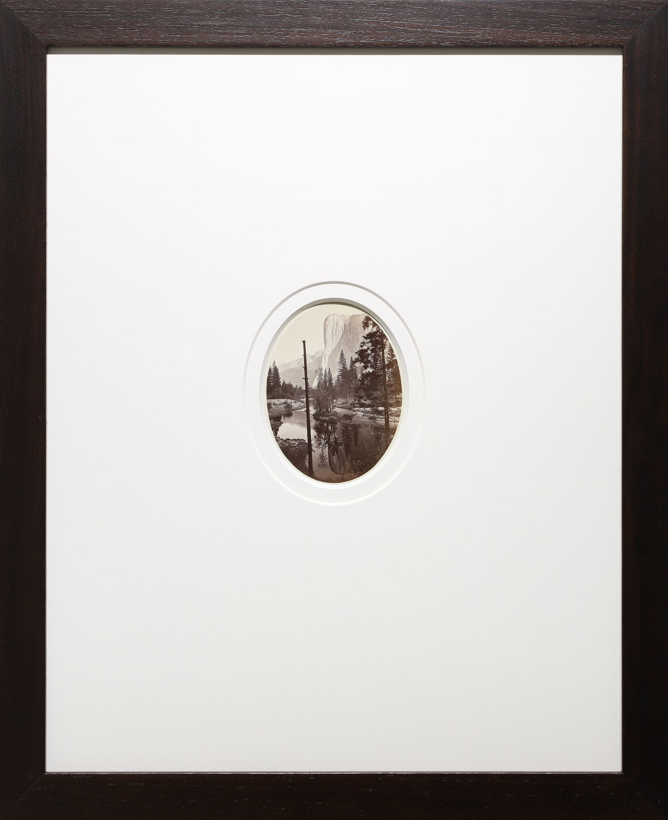 Carleton Watkins, Mirror View, El Capitan, Yosemite, 1878-81