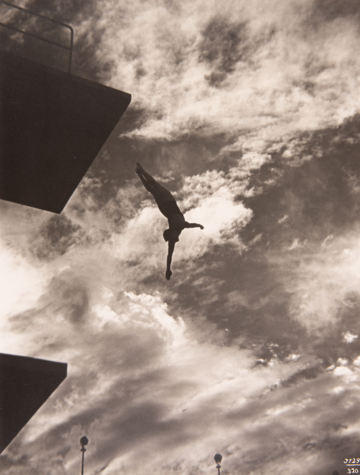 Leni Riefenstahl, The Highboard Diver, Berlin, 1936