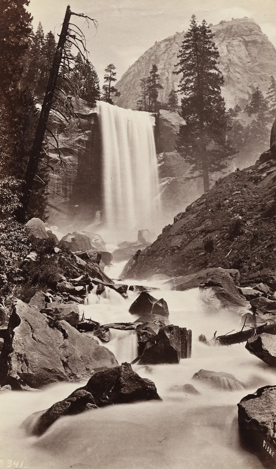 George Fiske, Vernal Falls, Yosemite, c. 1880
