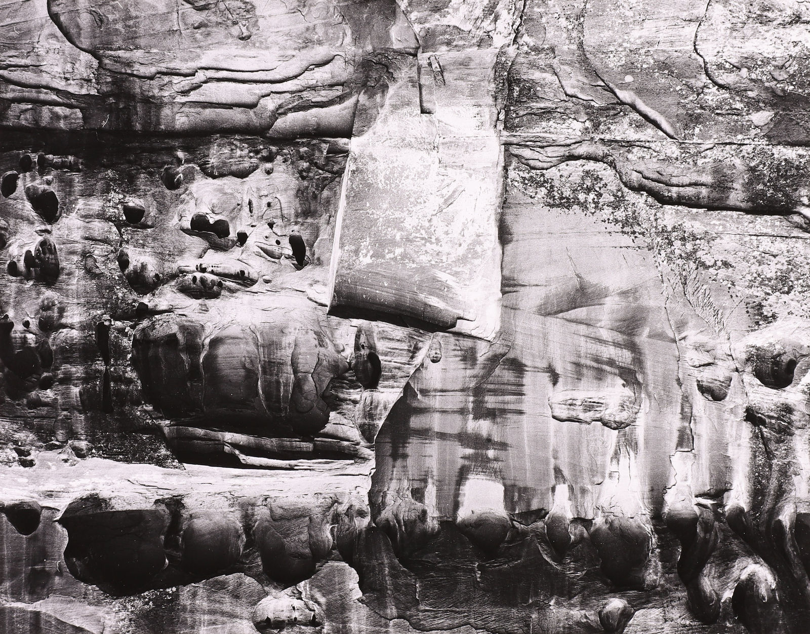 Brett Weston, Rock Wall Face, Glen Canyon, Utah, 1975