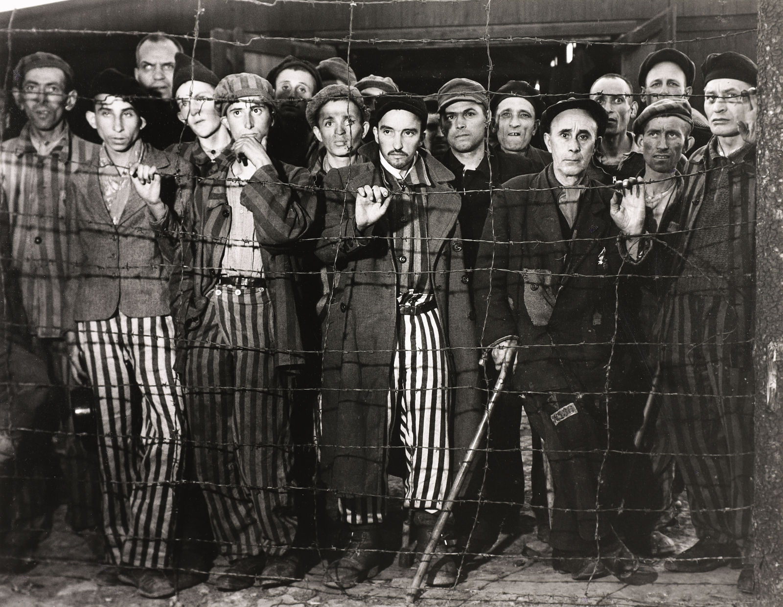 Margaret Bourke-White, Buchenwald Prisoners, 1945