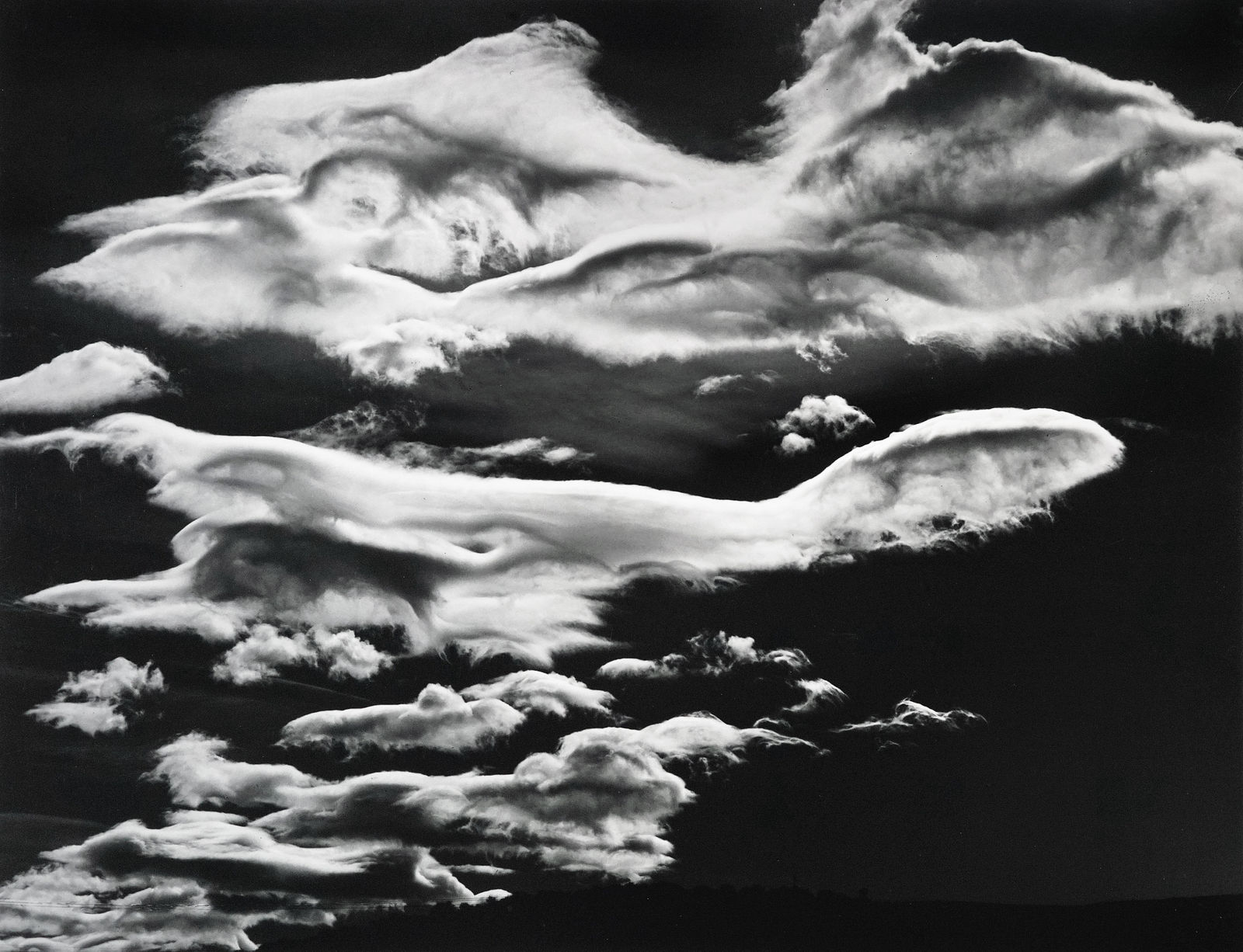 Brett Weston, Clouds, California, 1968