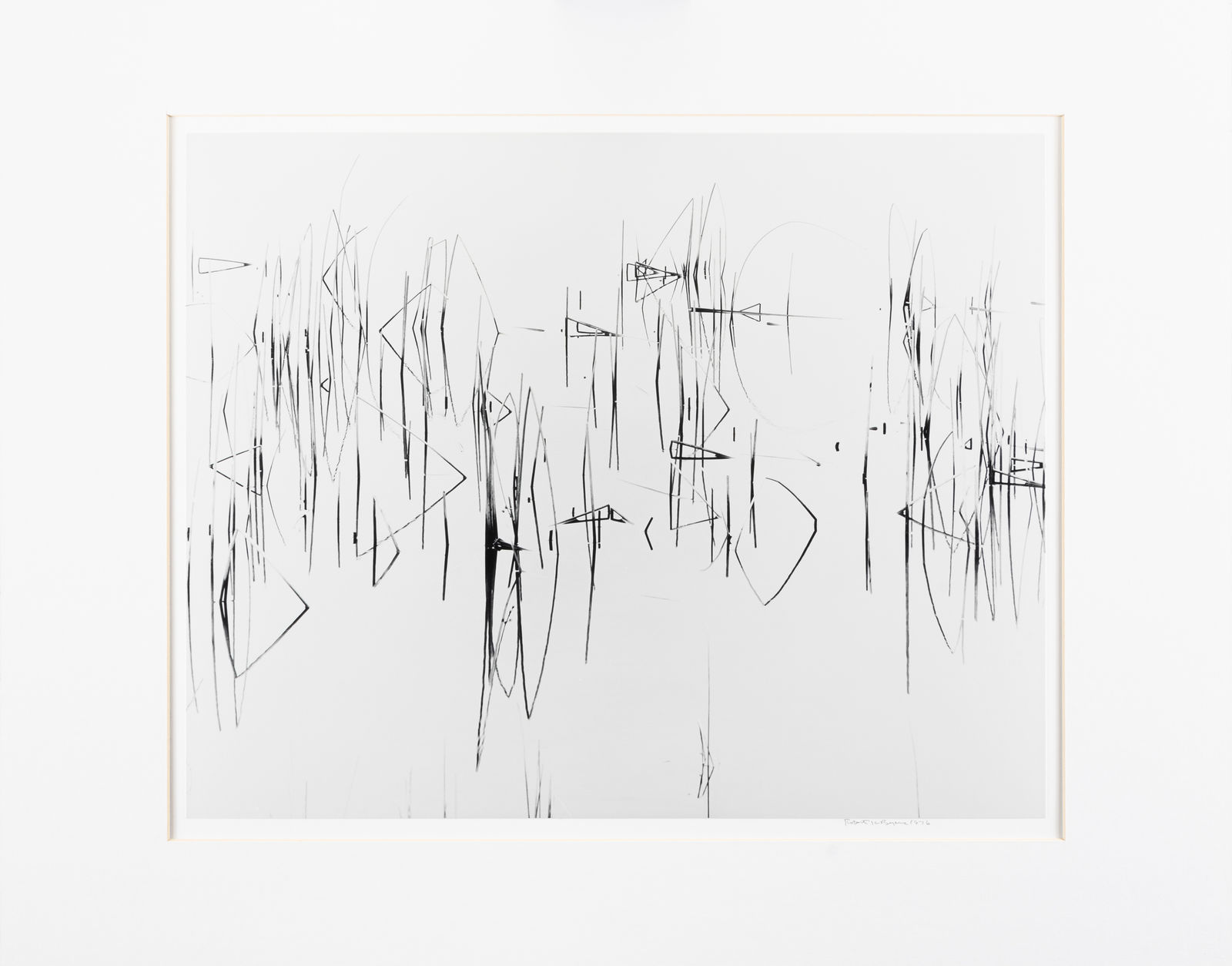 Robert K. Byers, Reeds in Pond, Vancouver, BC, 1973