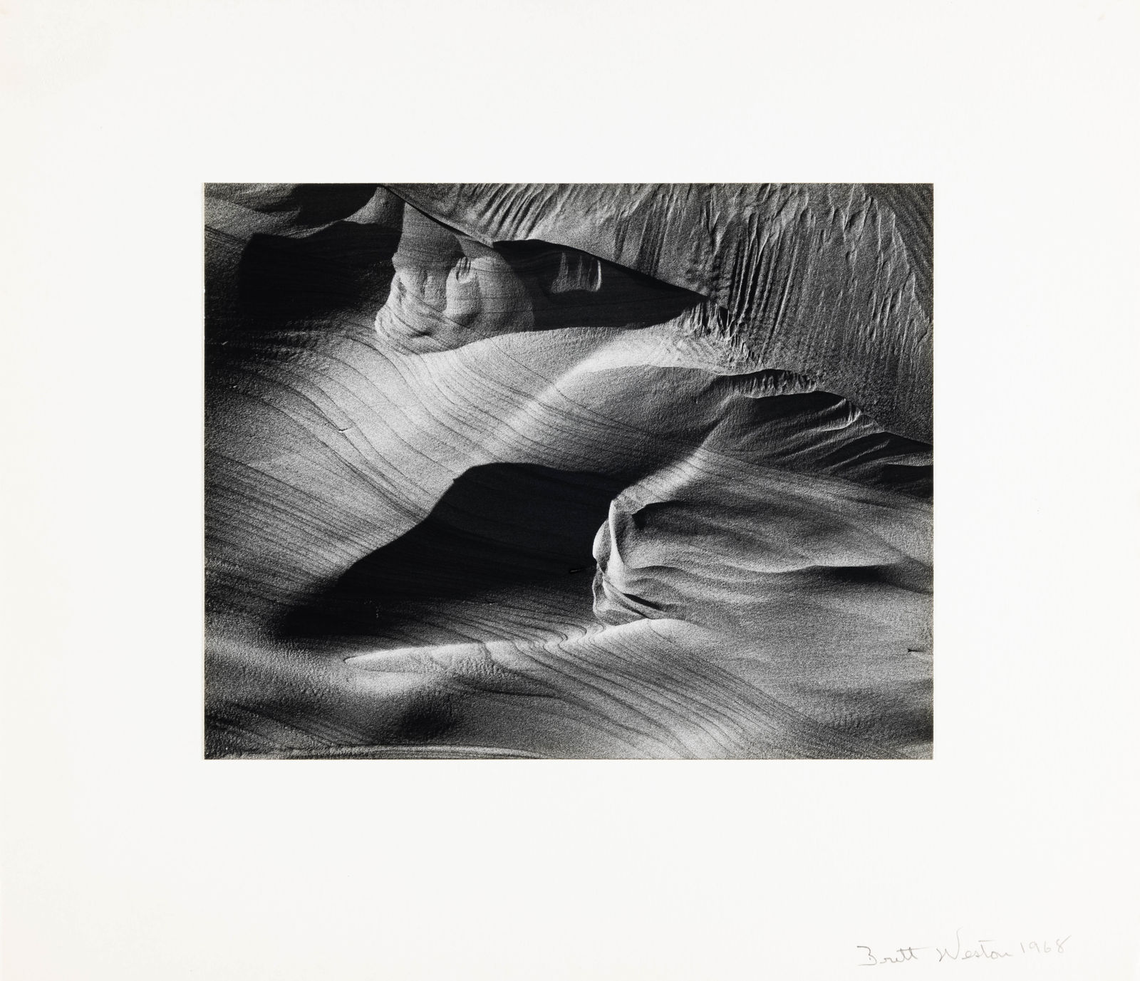 Brett Weston, Dunes, Baja, 1968