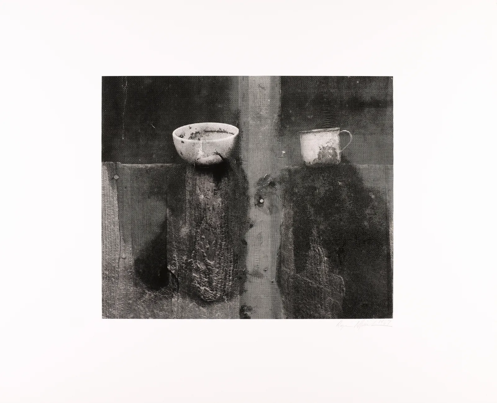 Roger Minick, Cups and Screen, 1967