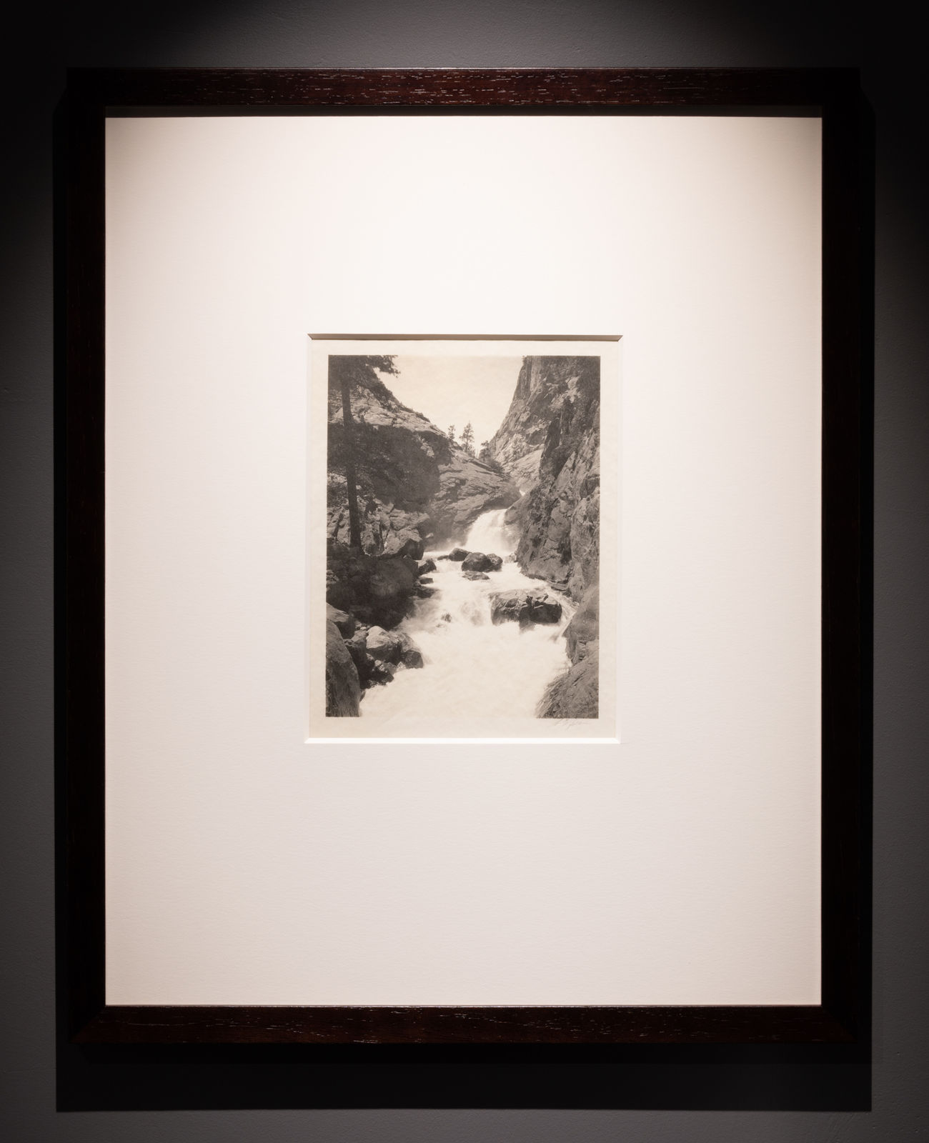 Ansel Adams, Roaring River Falls, Kings' River Canyon, c. 1925