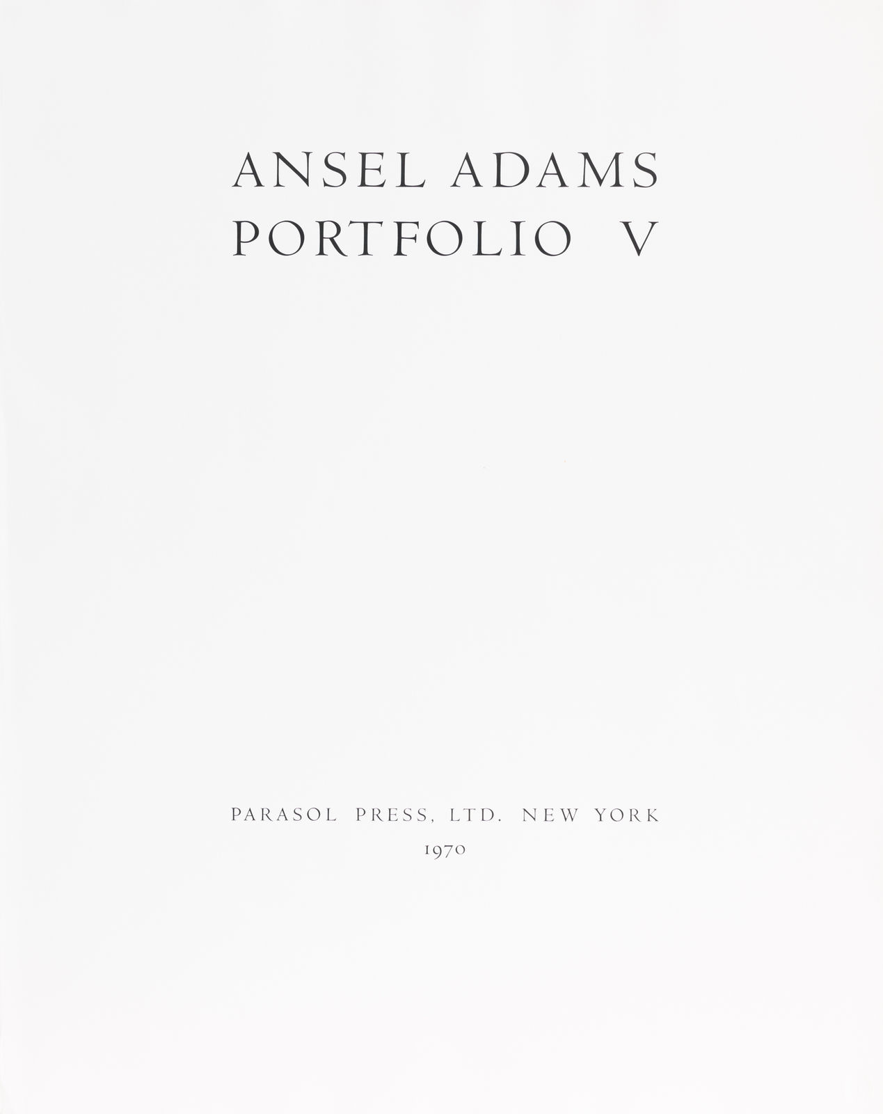 Ansel Adams, Portfolio V, including The Black Sun, Tungsten Hills, Owens Valley, CA, 1939