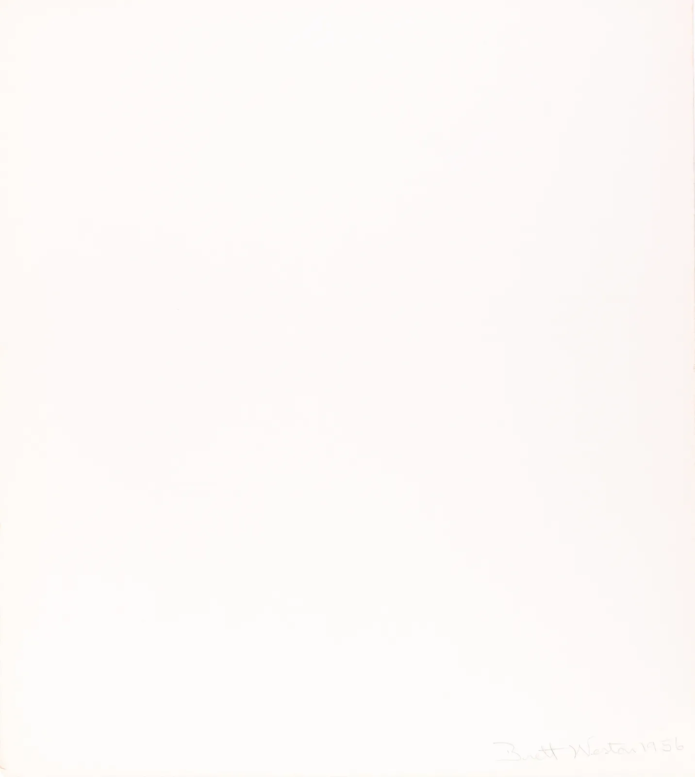 Brett Weston, Ice Form, 1956