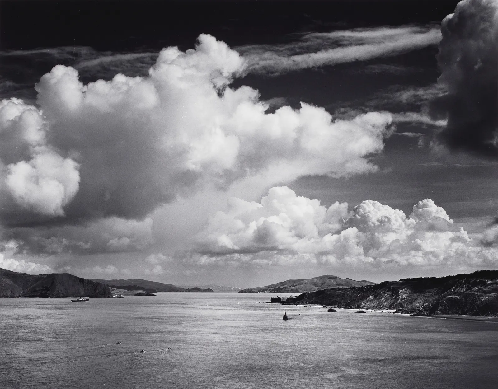 Ansel Adams, The Golden Gate Before the Bridge, 1932