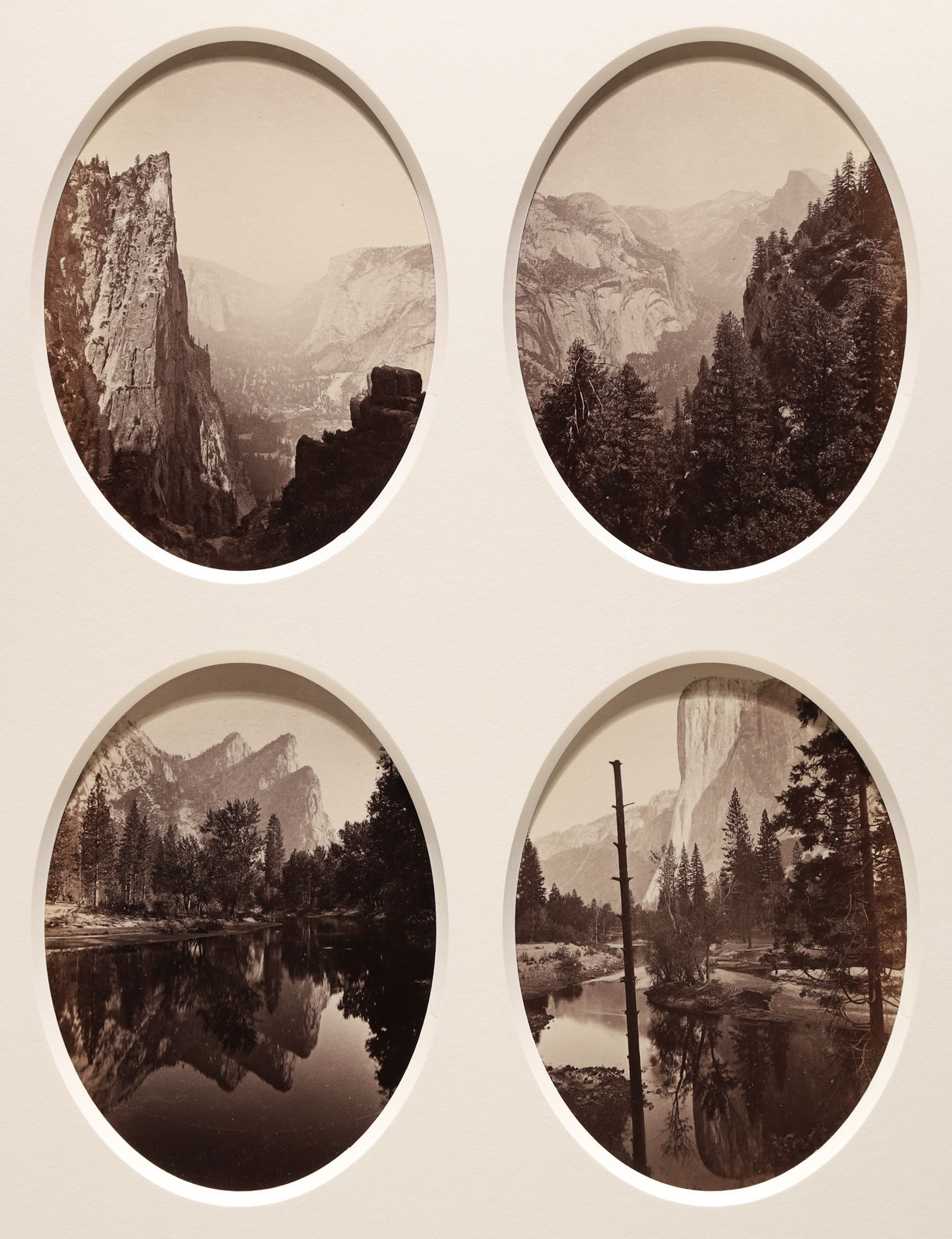 Carleton Watkins, Mirror View, El Capitan, Yosemite, 1878-81