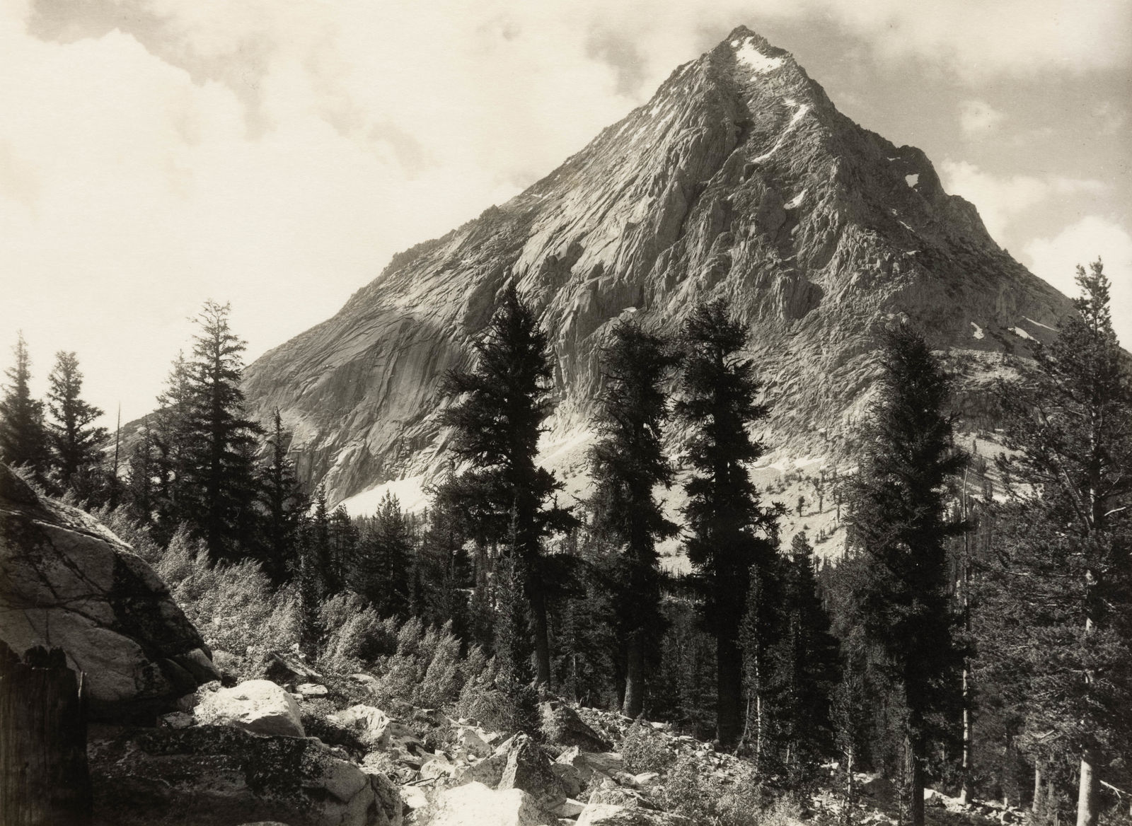 Ansel Adams, East Vidette, Southern Sierra, c. 1925