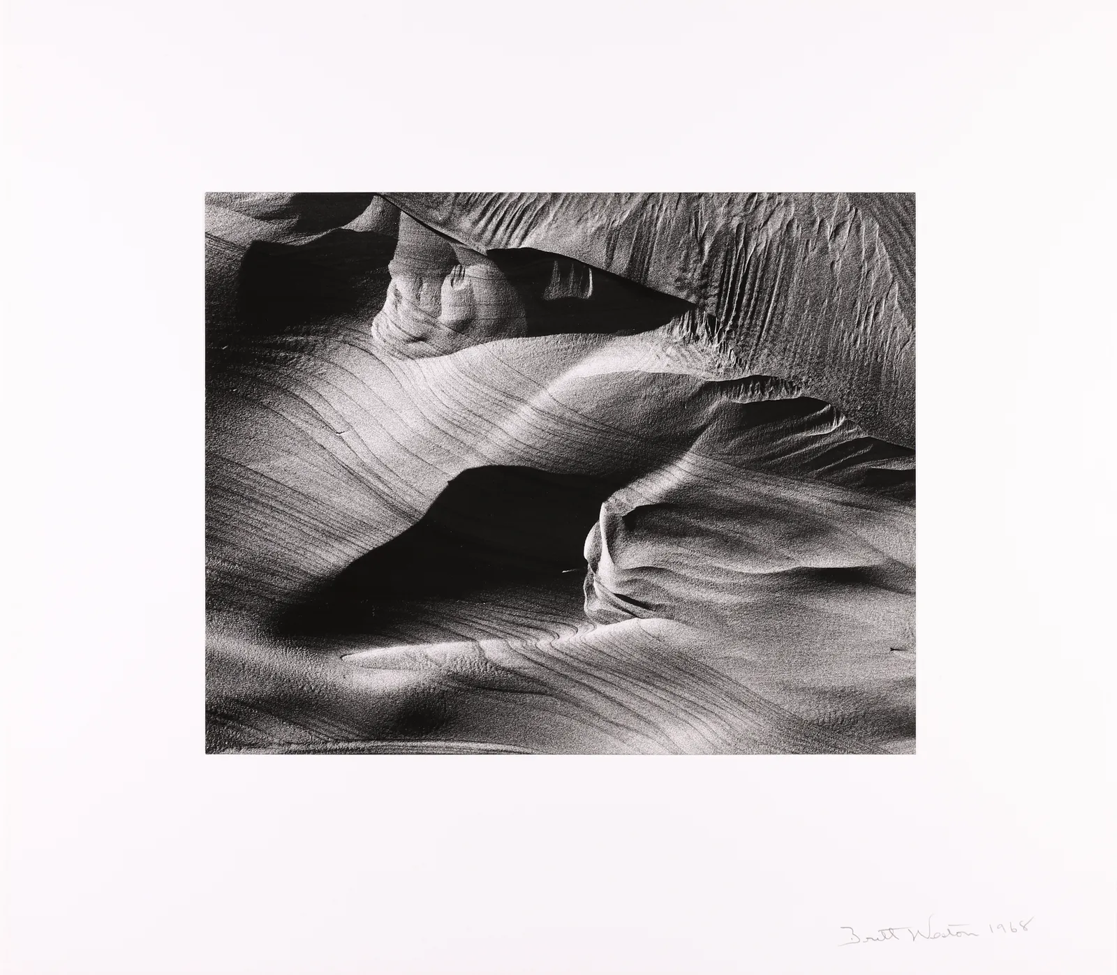 Brett Weston, Dunes, Baja, 1968