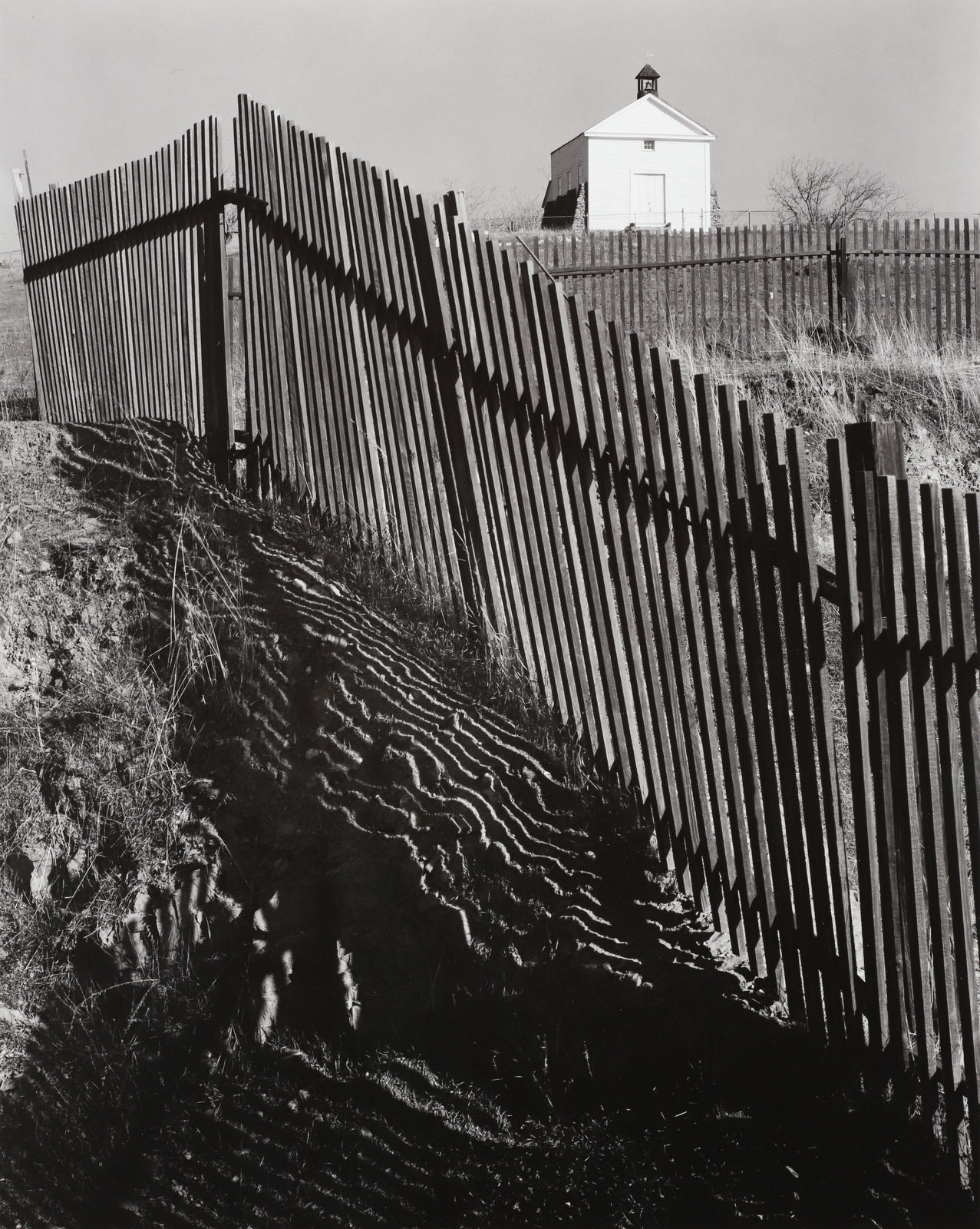Ansel Adams, White Church, Hornitos, California, 1946