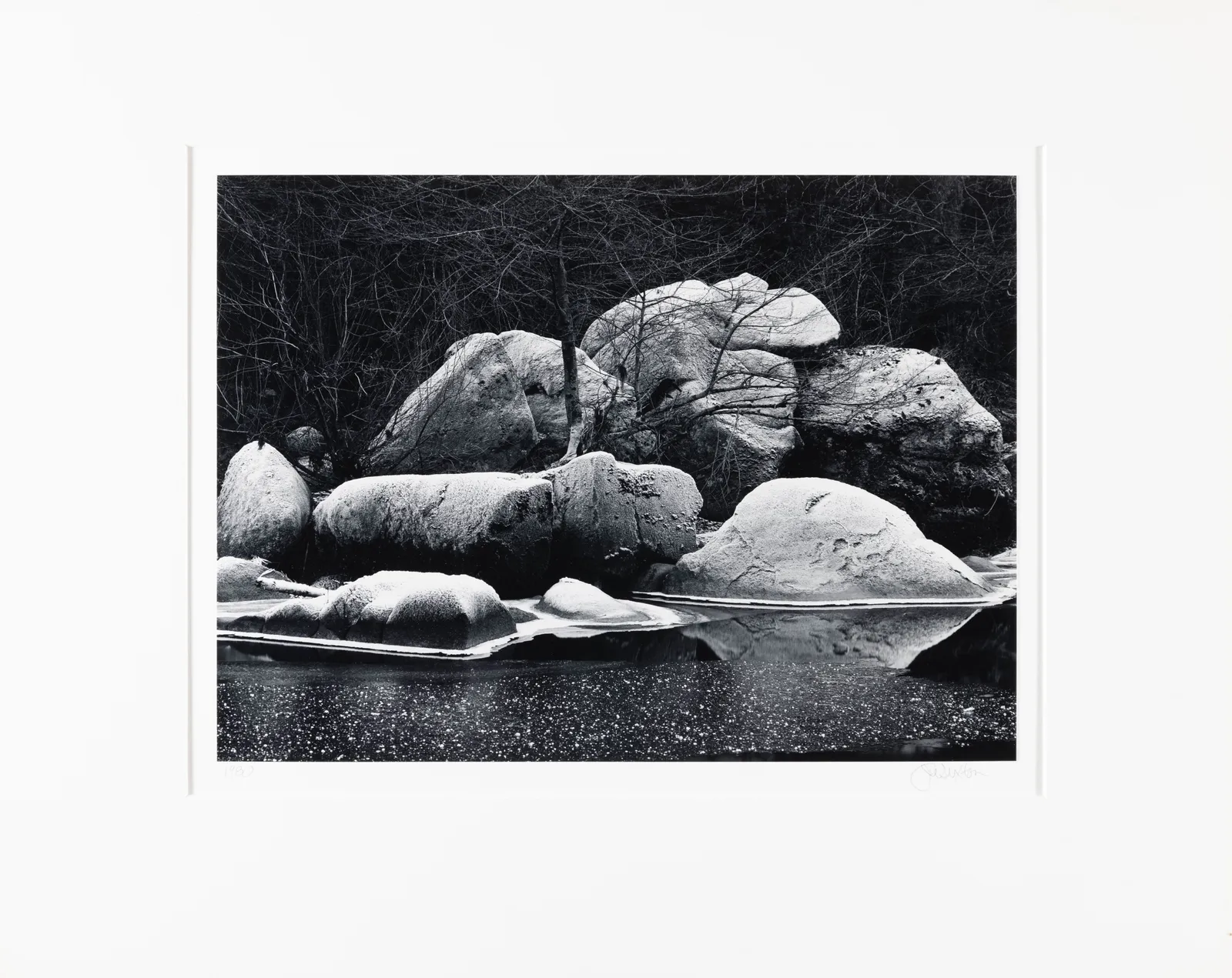 John Sexton, Frost Covered Boulders, Yosemite, 1980