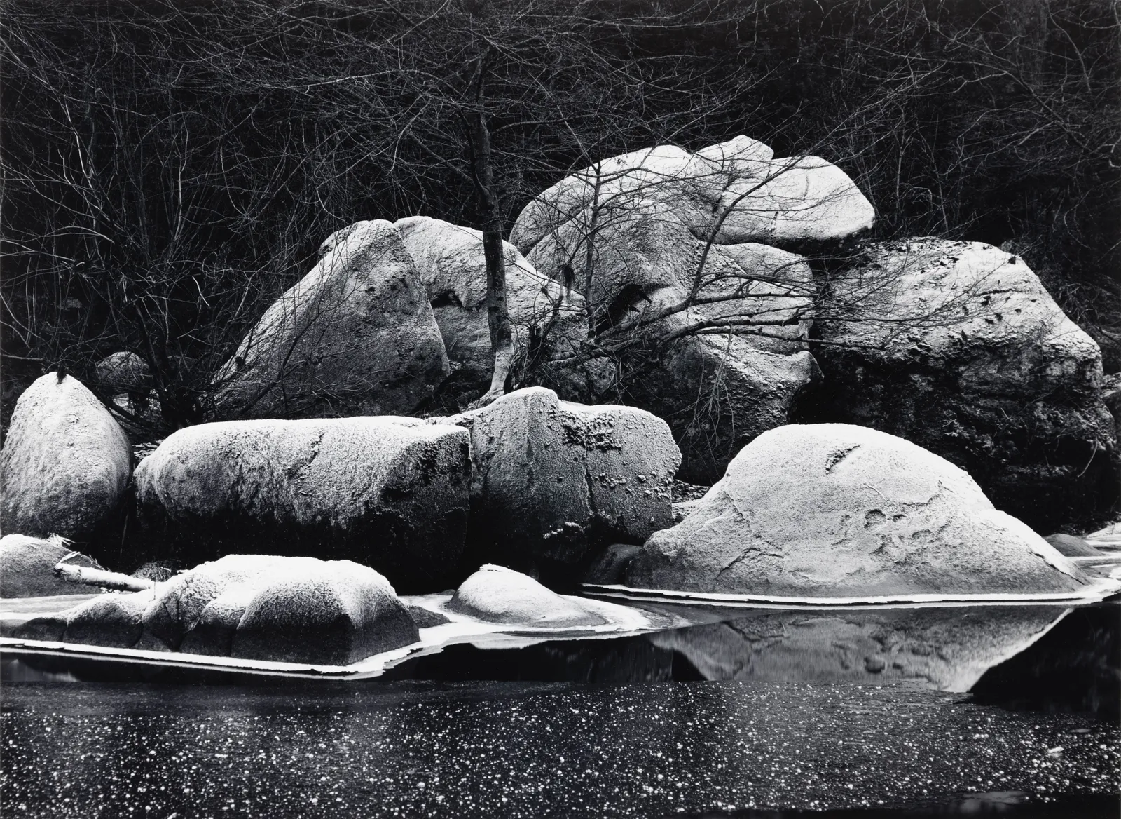 John Sexton, Frost Covered Boulders, Yosemite, 1980