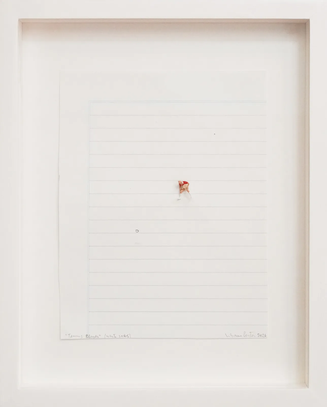 Liliana Porter, Tennis Player (white socks), 2026