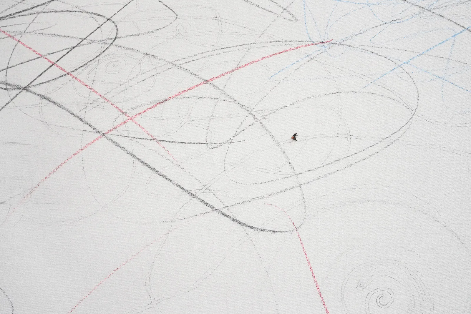 Liliana Porter, Untitled- Woman in long dress, 2020