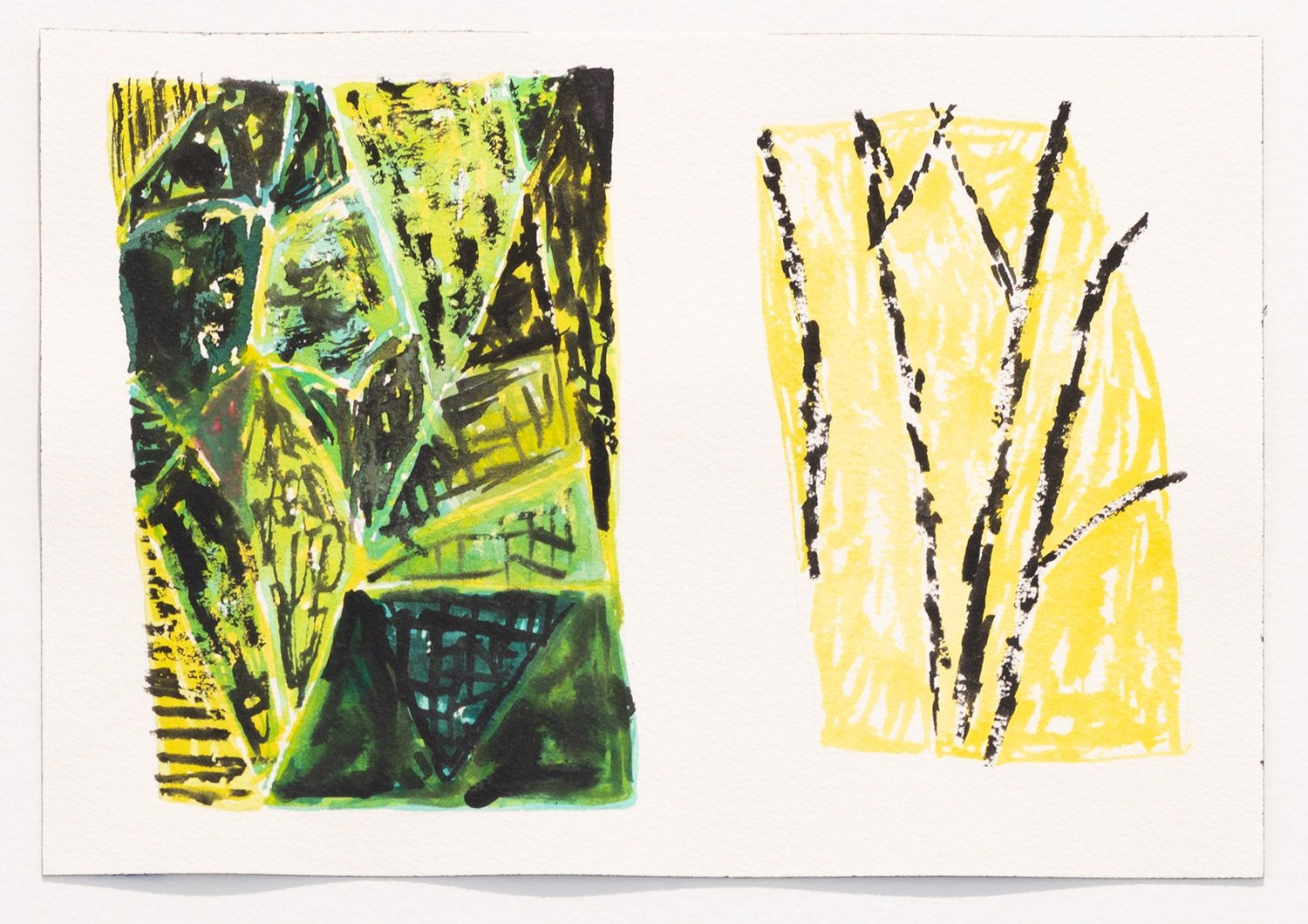 Leslie Baum, Plein air watercolor 2, 2018-2021