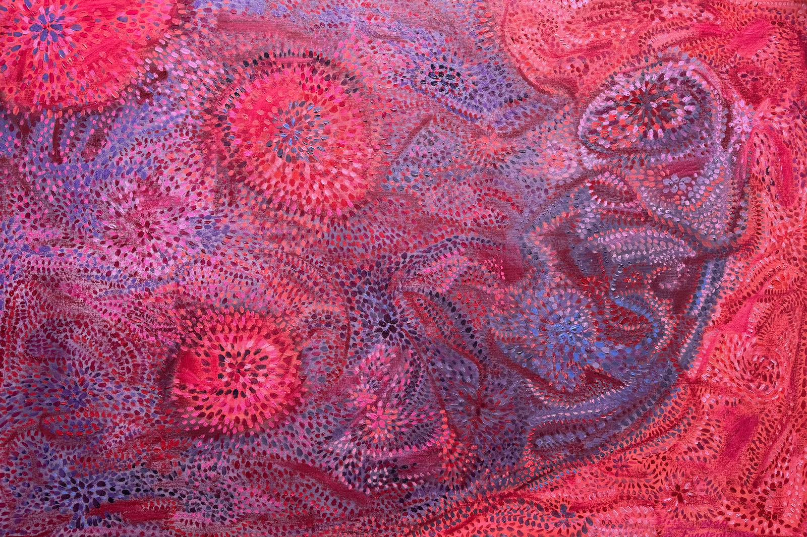 Fiona von Fürstenberg, A rosa à beira do rio, que reza um rosario, pedindo por um rio de rosas (The Rose by the River, Praying a RoseRiver (Rosary), Asking for a River of Roses), 2024