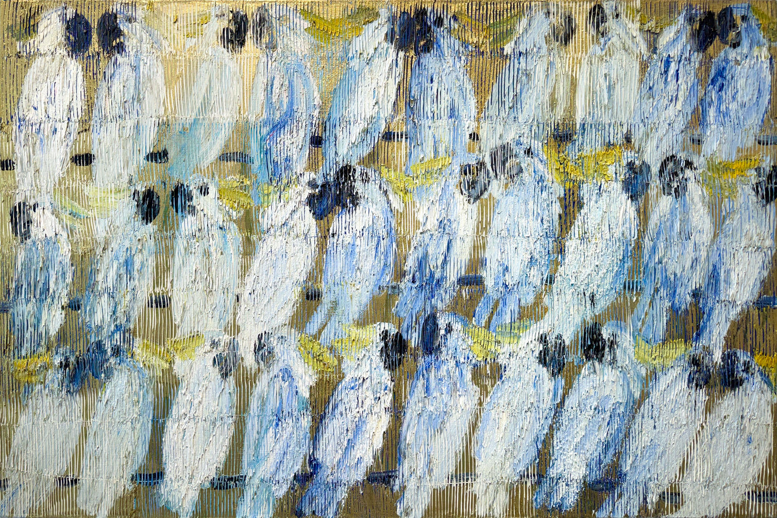 Hunt Slonem, Whisper, 2017