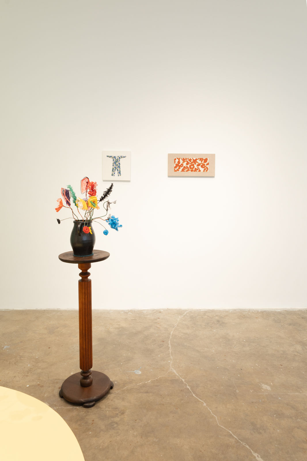 Elaine Reichek, Vanessa Bell's "Maud" for Roger Fry's Pajamas, Small Version (Gray, Green, Blue), 2023