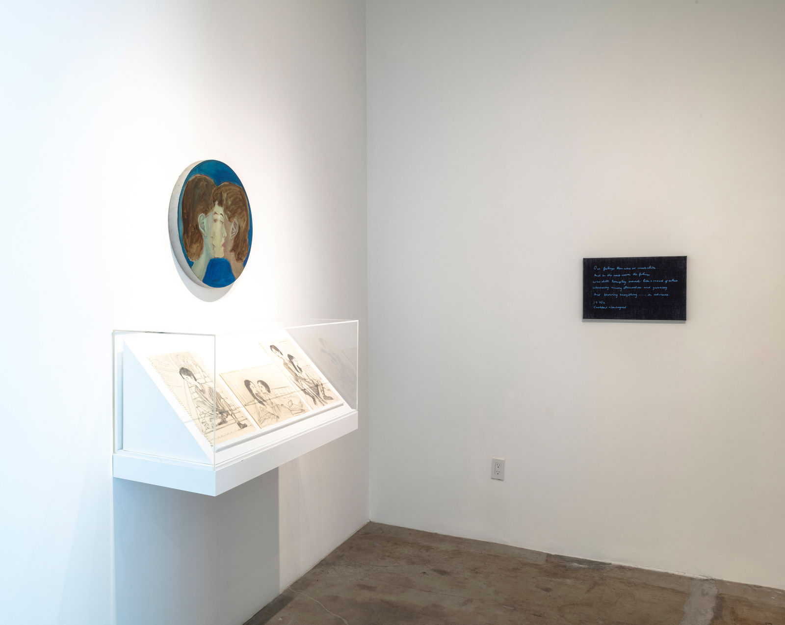 Elaine Reichek, Our Feelings (Akhmatova), 2018