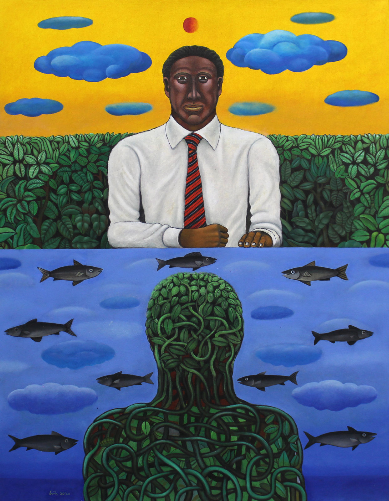 Rasika De Silva, The man made by man, 2020