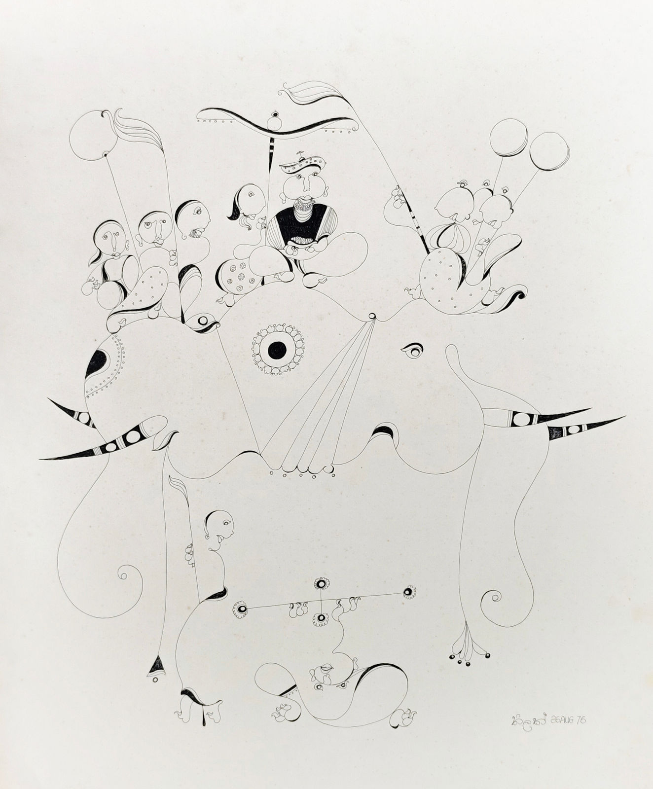 Tilak Samarawickrema, Untitled, 1976