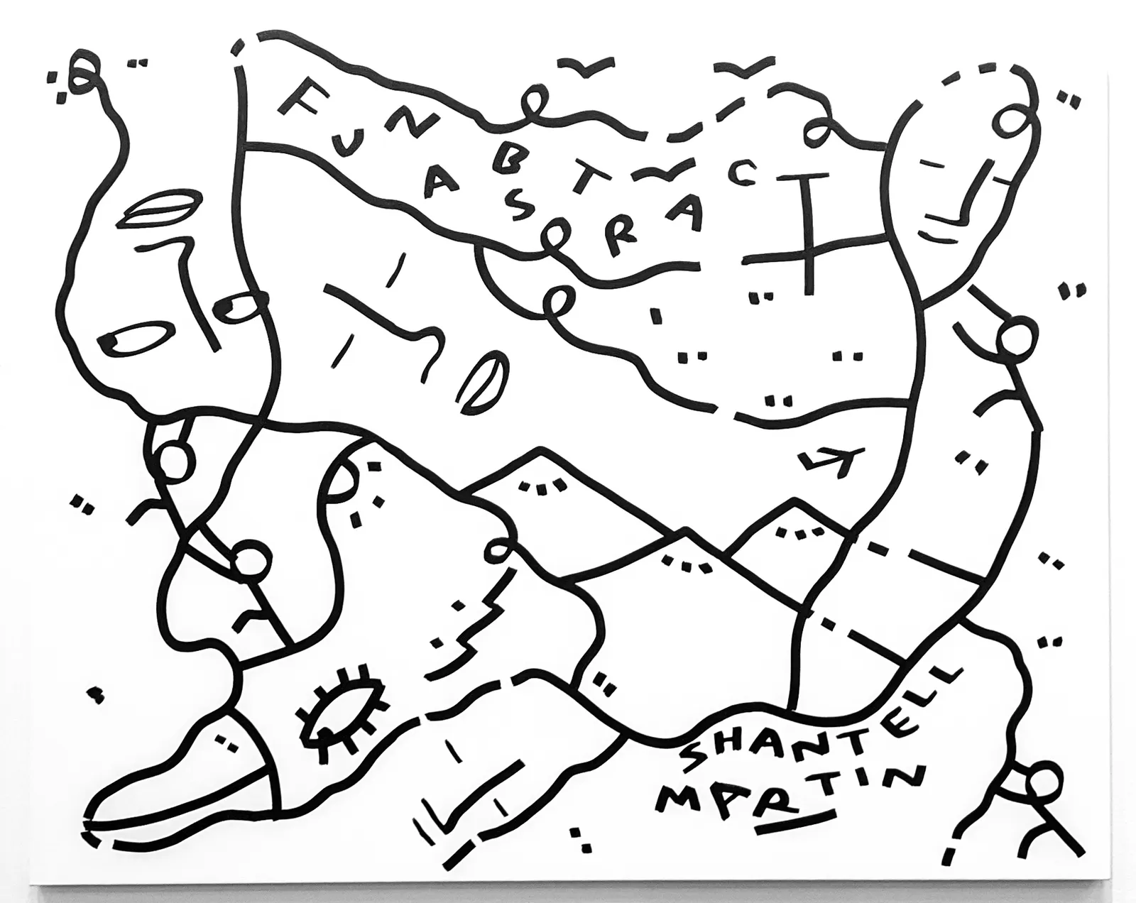 Shantell Martin - Drawings, Fun Abstract , 2020