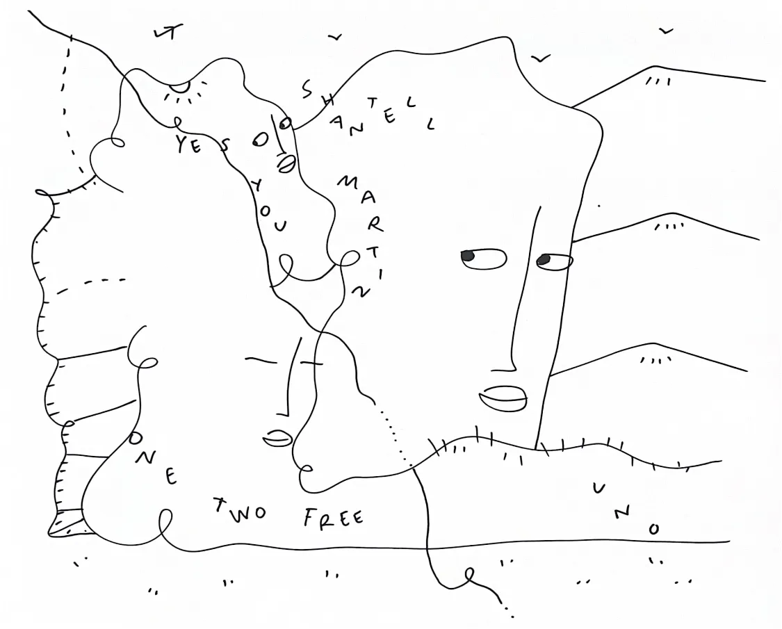 Shantell Martin - Drawings, Yes, You, Uno ©, 2023