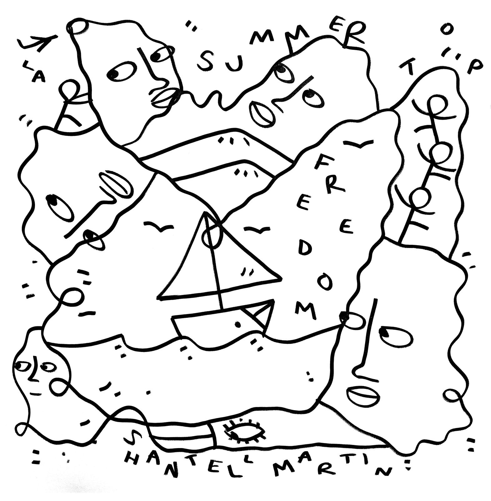 Shantell Martin - Drawings, Summer of Freedom, 2024