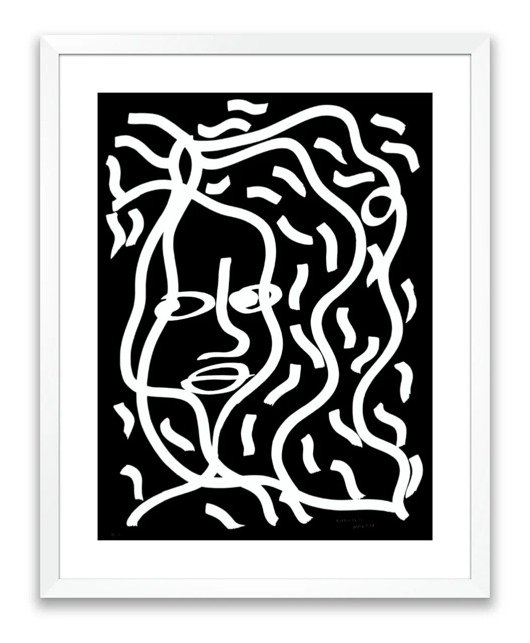 Shantell Martin - Printed Matter, Lithograph - Four ©, 2015