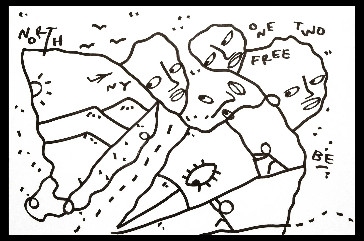 Shantell Martin - Drawings, Albright Knox, Someday We Can ©, 2017