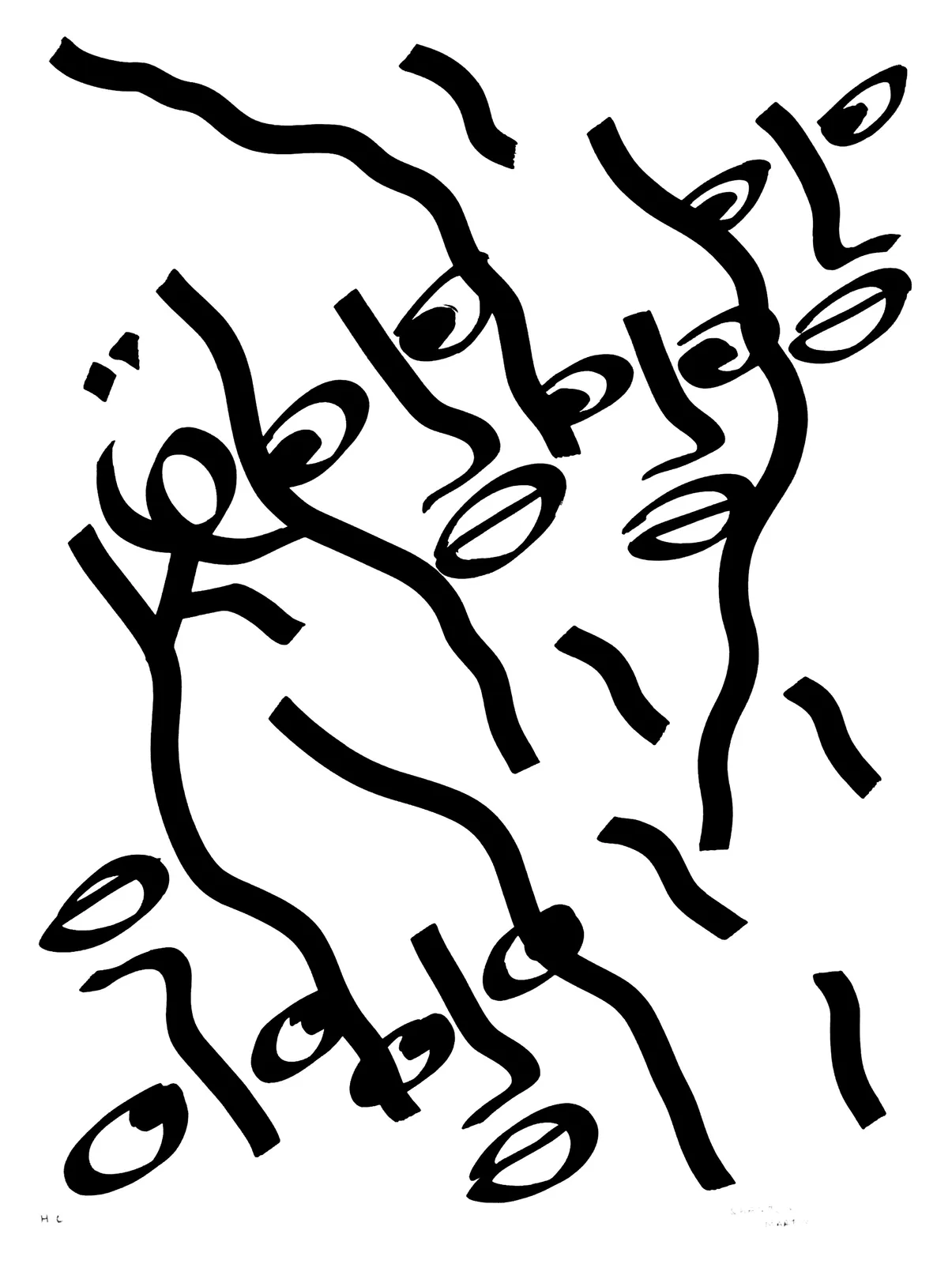 Shantell Martin - Printed Matter, Lithograph - Two ©, 2015