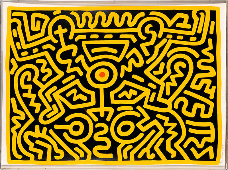 Keith Haring, Growing #3, 1988