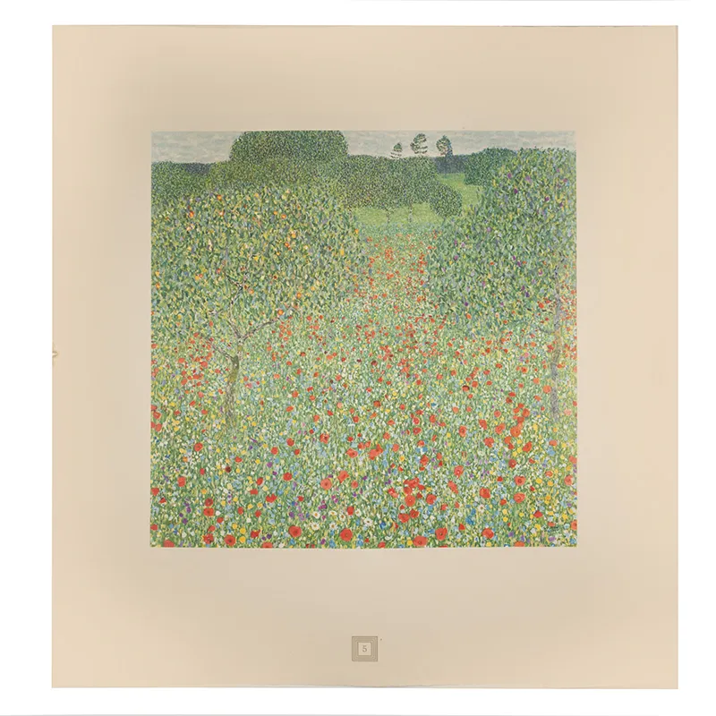 Gustav Klimt, Field of Poppies (Plate 5), from Eine Nachlese/Dernière grebe/An Aftermath portfolio, 1931