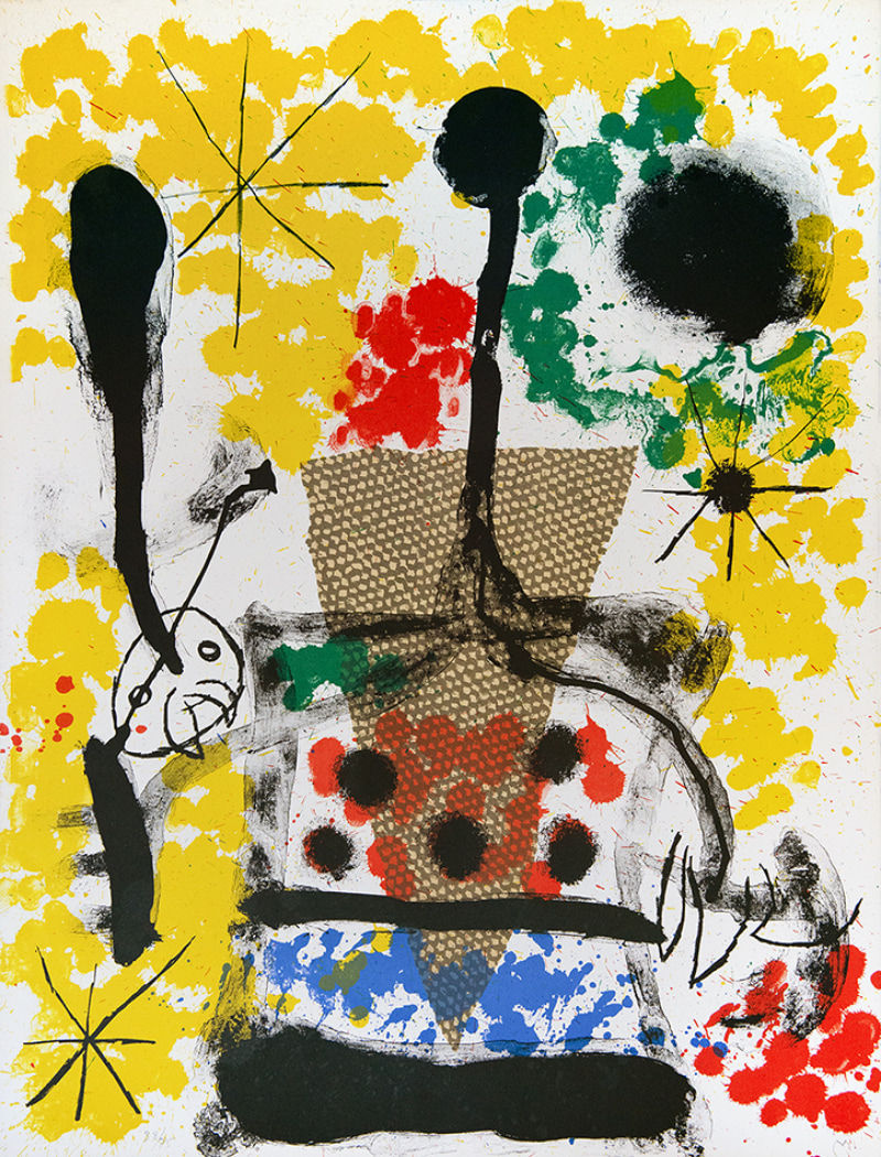 Joan Miró, Plate IV, from Album 19, 1961