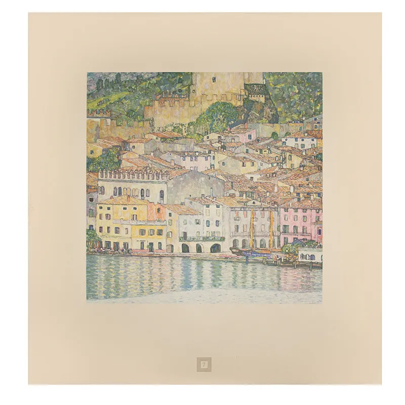 Gustav Klimt, Malcesine on Lake Garda (Plate 7), from Eine Nachlese/Dernière grebe/An Aftermath portfolio, 1931
