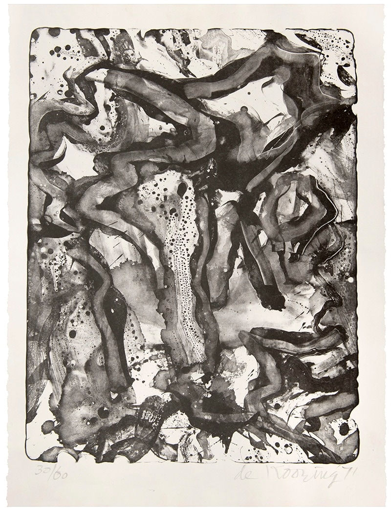 Willem DE KOONING, Landscape at Stanton Street , 1971
