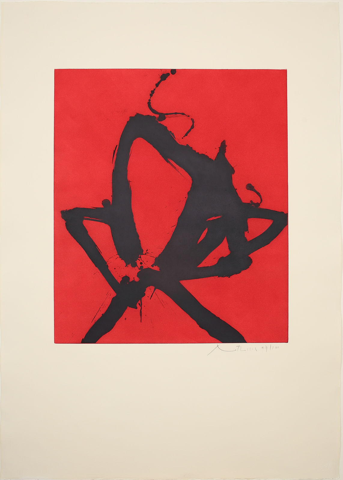 Robert MOTHERWELL, Red Sea I, 1976