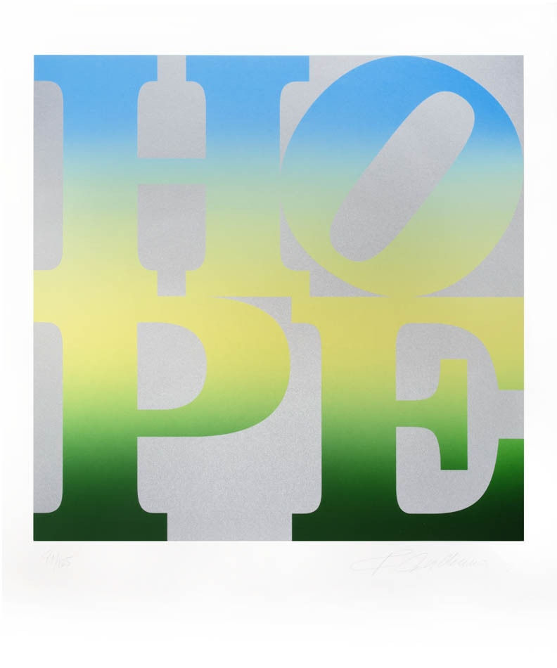 Robert Indiana, Four Seasons of Hope Silver, 2012