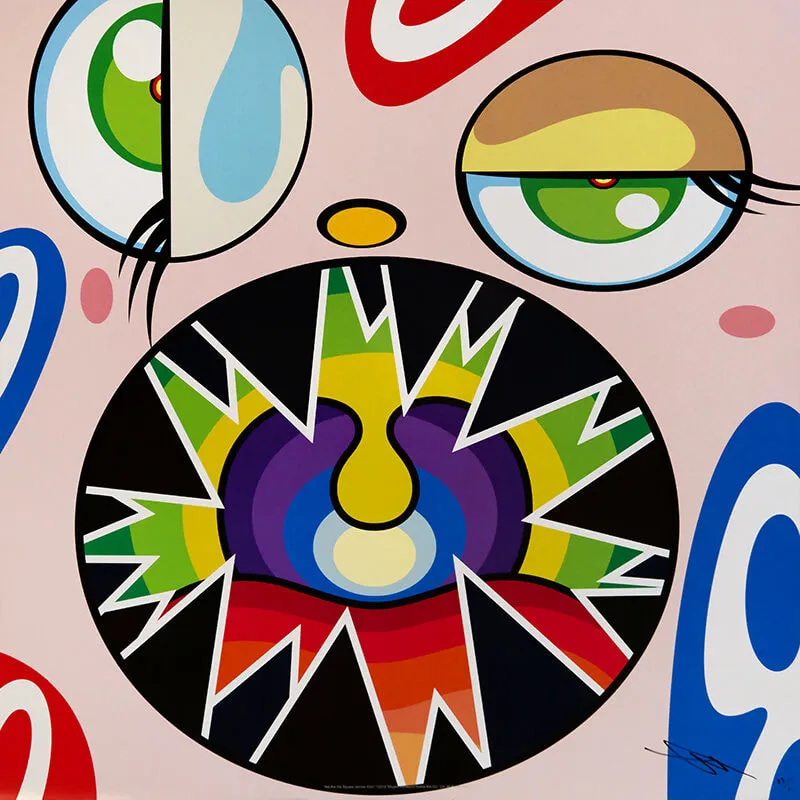 Takashi Murakami, One Plate, from We Are The Square Jocular Clan, 2018