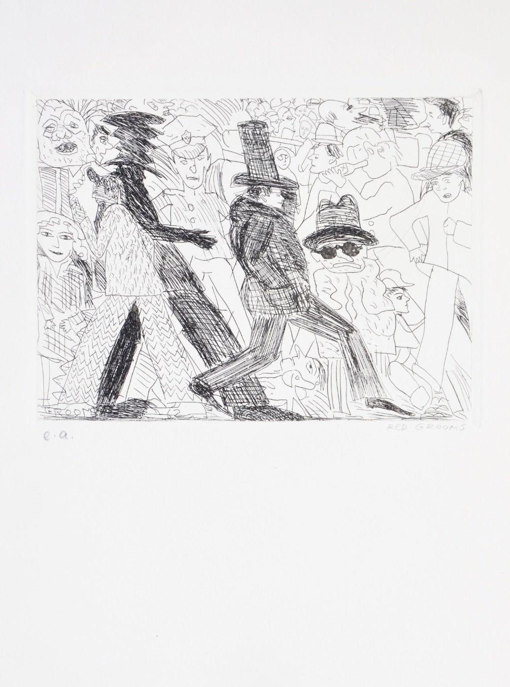 Red Grooms, Untitled, 1964