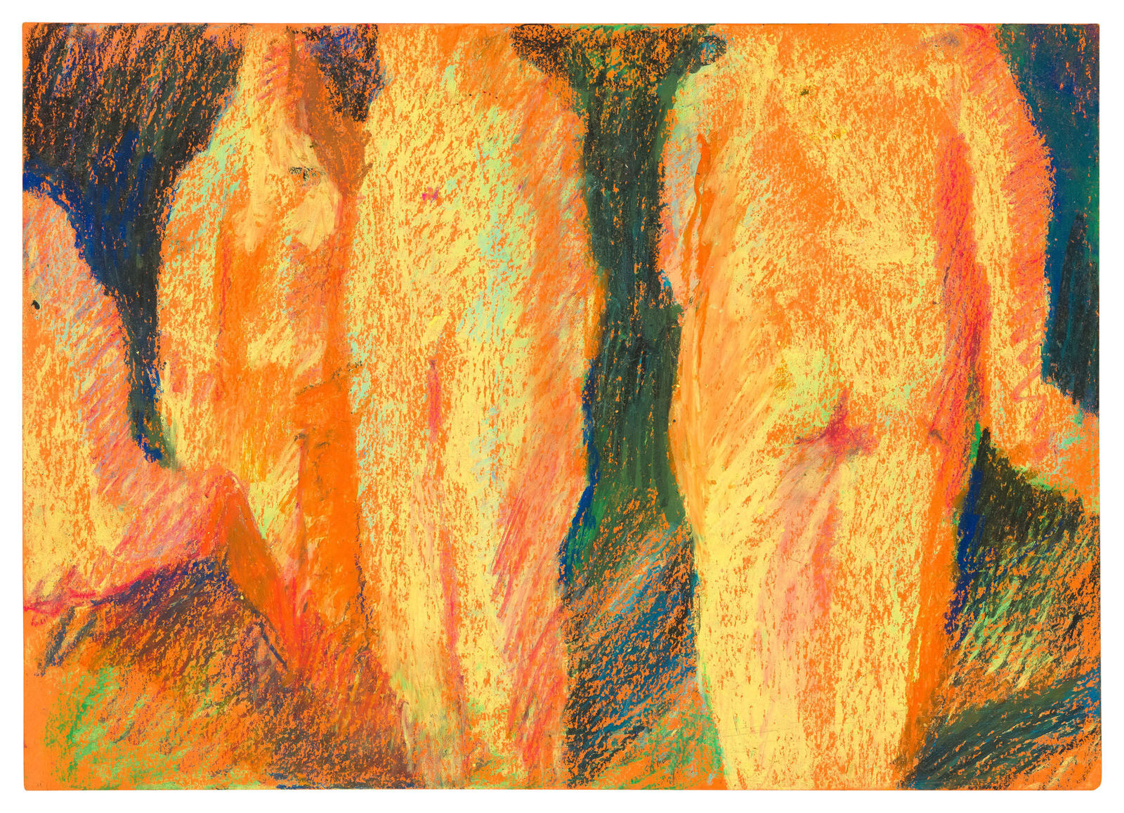 Santiago Evans, Blue Silhouettes,, 2022