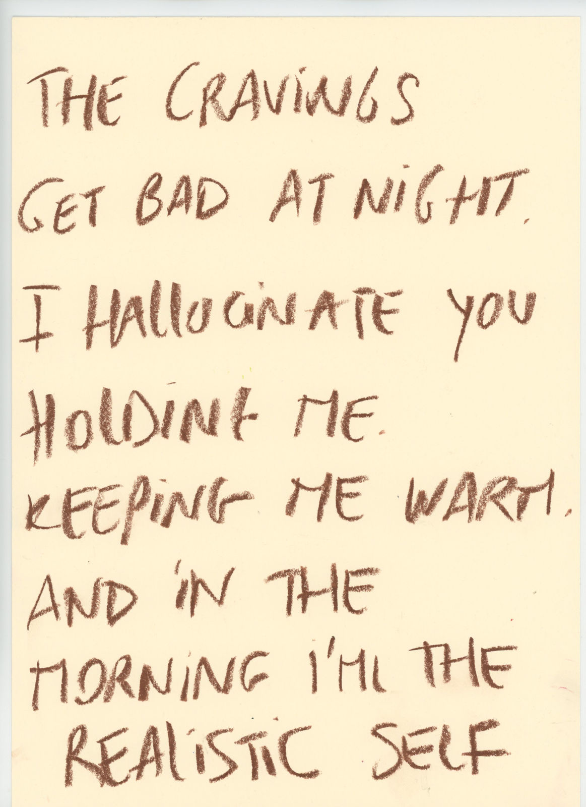 Celina Vleugels, Cravings get bad at Night, 2021