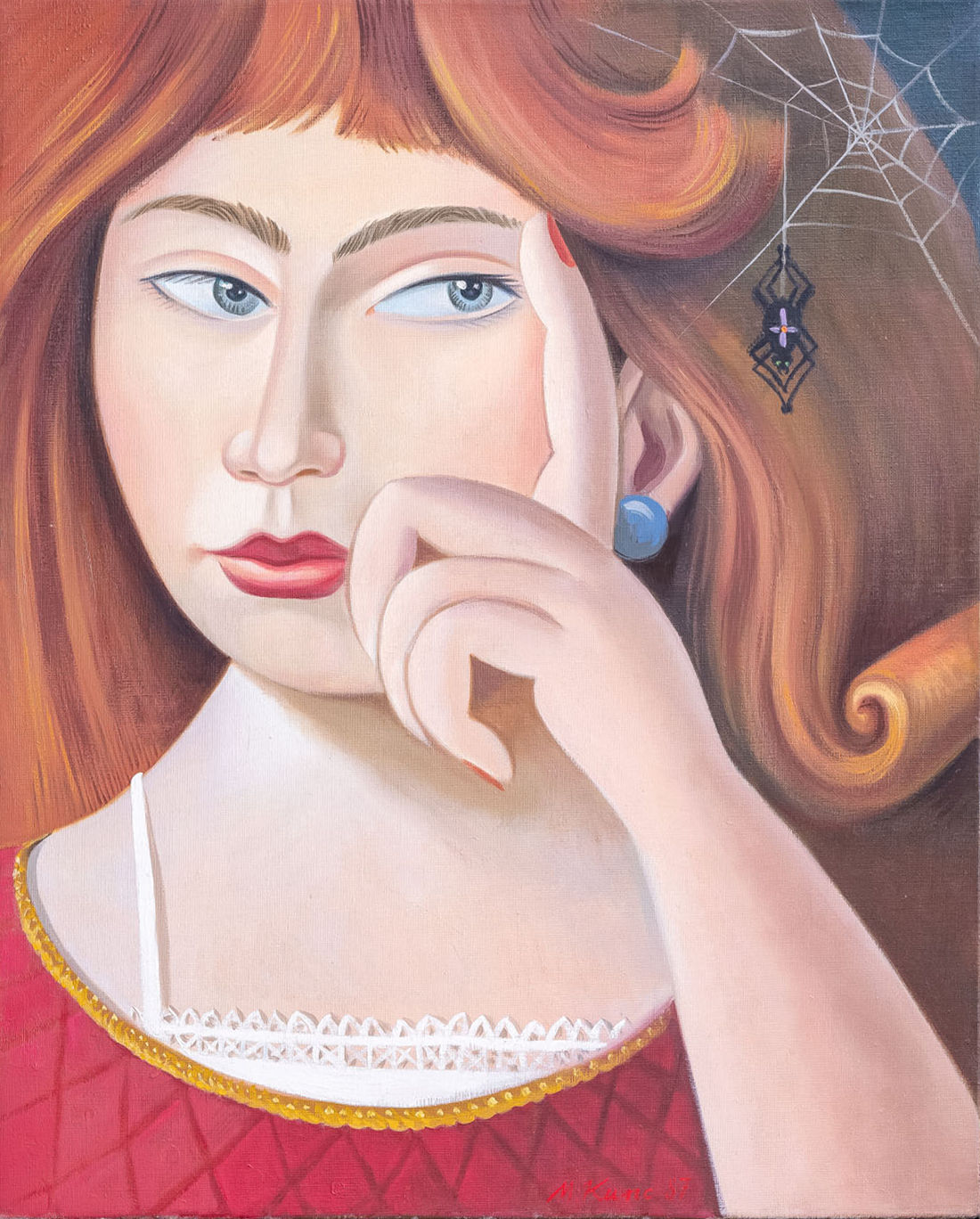 Milan Kunc, Princess and spider, 1987