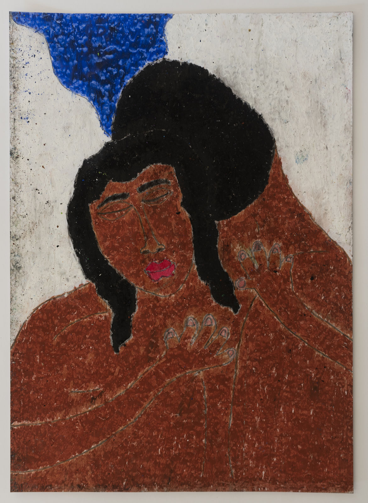 Kenneth Aidoo, A lover's embrace, 2020