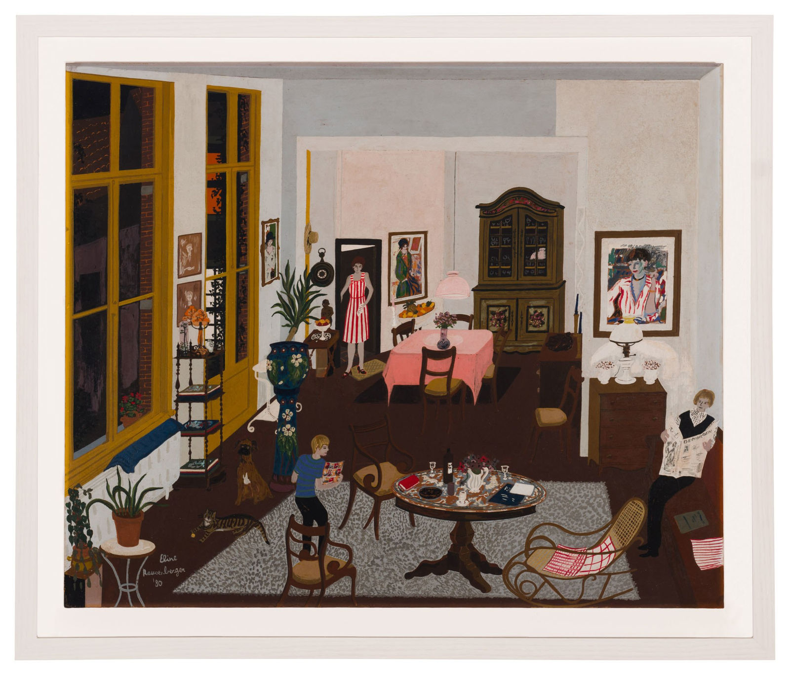 Eline Rausenberger, Ons interieur (huis in Antwerpen), 1980