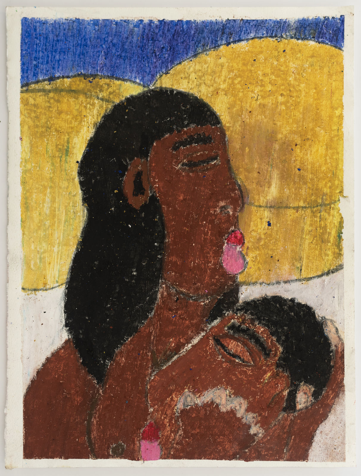 Kenneth Aidoo, He shall lie between my breast, 2020